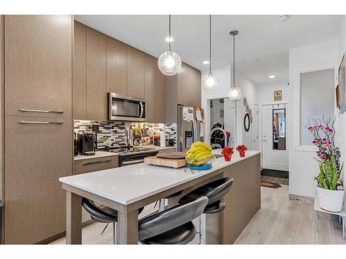 1333-76 Cornerstone Passage Ne, Calgary, AB - Indoor Photo Showing Kitchen With Upgraded Kitchen