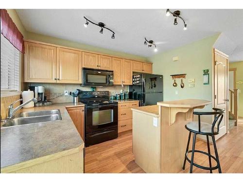 62 Cranberry Close Se, Calgary, AB - Indoor Photo Showing Kitchen With Double Sink