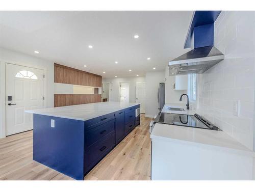 1435 42 Street Ne, Calgary, AB - Indoor Photo Showing Kitchen With Upgraded Kitchen