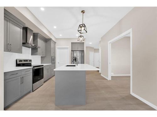 309 Corner Glen Way Ne, Calgary, AB - Indoor Photo Showing Kitchen With Upgraded Kitchen