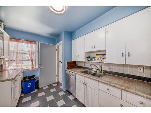 1735 19 Avenue Nw, Calgary, AB - Indoor Photo Showing Kitchen With Double Sink