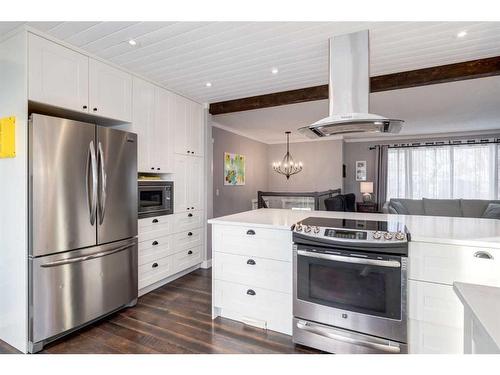 251 Queen Charlotte Way Se, Calgary, AB - Indoor Photo Showing Kitchen With Stainless Steel Kitchen