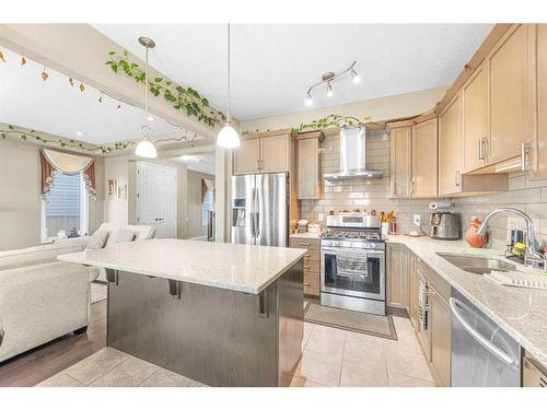 73 Cityscape Gardens Ne, Calgary, AB - Indoor Photo Showing Kitchen With Upgraded Kitchen