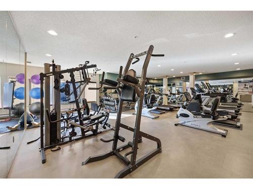 410-30 Discovery Ridge Close Sw, Calgary, AB - Indoor Photo Showing Gym Room