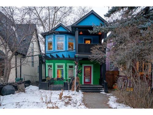 227 10A Street Nw, Calgary, AB - Outdoor With Balcony With Facade