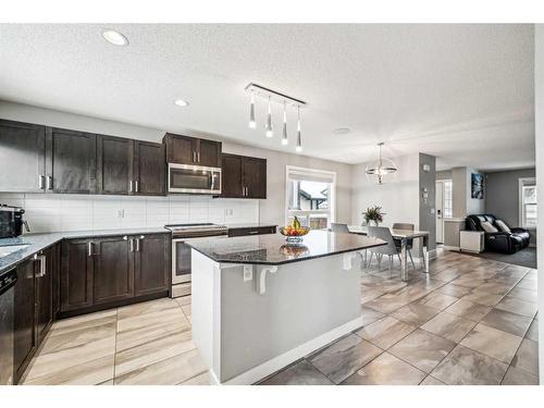 73 Legacy Glen Street Se, Calgary, AB - Indoor Photo Showing Kitchen With Upgraded Kitchen