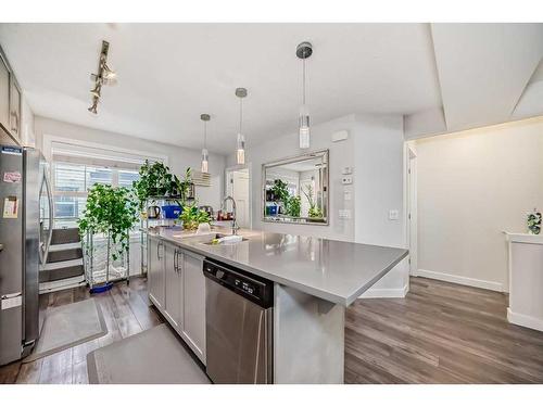 55 Evanscrest Court Nw, Calgary, AB - Indoor Photo Showing Kitchen With Stainless Steel Kitchen With Upgraded Kitchen