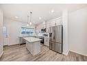 123 Creekstone Drive, Calgary, AB  - Indoor Photo Showing Kitchen With Stainless Steel Kitchen With Upgraded Kitchen 