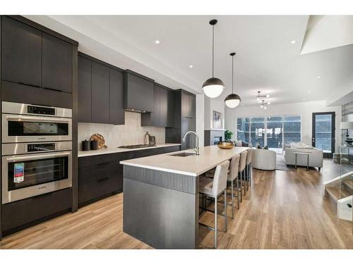 2036 30 Avenue Sw, Calgary, AB - Indoor Photo Showing Kitchen With Stainless Steel Kitchen With Upgraded Kitchen