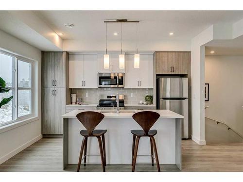 88-2117 81 Street Sw, Calgary, AB - Indoor Photo Showing Kitchen With Stainless Steel Kitchen