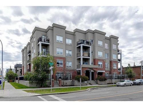 403-1108 15 Street Sw, Calgary, AB - Outdoor With Balcony With Facade