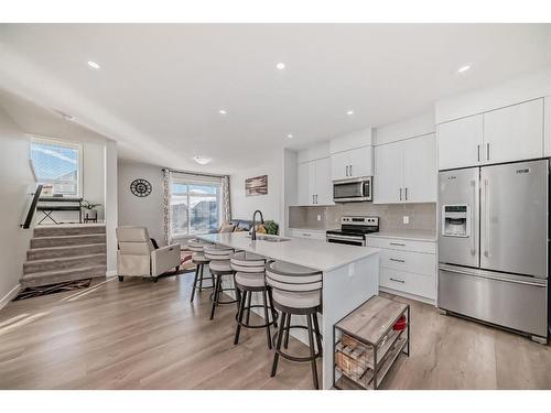 67 Sage Meadows Circle Nw, Calgary, AB - Indoor Photo Showing Kitchen With Stainless Steel Kitchen