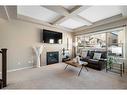 117 Sage Valley Drive Nw, Calgary, AB  - Indoor Photo Showing Living Room With Fireplace 