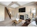 117 Sage Valley Drive Nw, Calgary, AB  - Indoor Photo Showing Living Room With Fireplace 