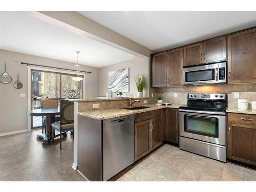 117 Sage Valley Drive Nw, Calgary, AB - Indoor Photo Showing Kitchen With Stainless Steel Kitchen