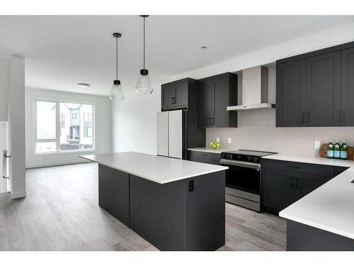 216-85 Sage Hill Heights Nw, Calgary, AB - Indoor Photo Showing Kitchen With Upgraded Kitchen