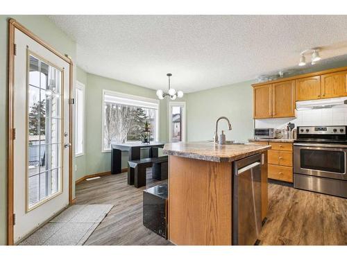 47 Harvest Park Circle Ne, Calgary, AB - Indoor Photo Showing Kitchen With Stainless Steel Kitchen