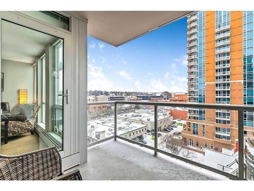 805-1500 7 Street Sw, Calgary, AB - Outdoor With Balcony With Exterior