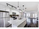 49 Evanscrest Court Nw, Calgary, AB  - Indoor Photo Showing Kitchen With Stainless Steel Kitchen With Upgraded Kitchen 