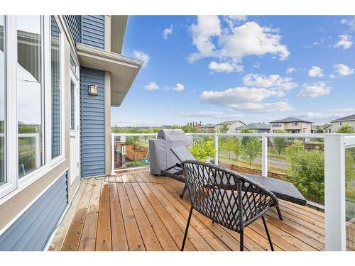 101 Mist Mountain Rise, Okotoks, AB - Outdoor With Deck Patio Veranda With View With Exterior