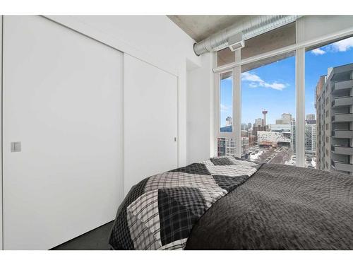 1008-624 8 Avenue Se, Calgary, AB - Indoor Photo Showing Bedroom