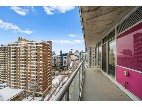 1008-624 8 Avenue Se, Calgary, AB - Outdoor With Balcony