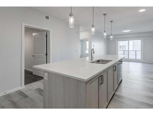 3203-33 Carringham Gate Nw, Calgary, AB - Indoor Photo Showing Kitchen With Double Sink With Upgraded Kitchen