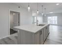 3203-33 Carringham Gate Nw, Calgary, AB  - Indoor Photo Showing Kitchen With Double Sink With Upgraded Kitchen 