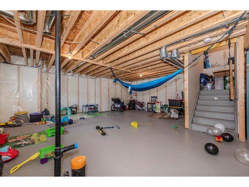 596 Chinook Gate Square, Airdrie, AB - Indoor Photo Showing Basement