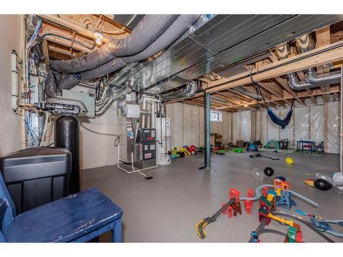 596 Chinook Gate Square, Airdrie, AB - Indoor Photo Showing Basement