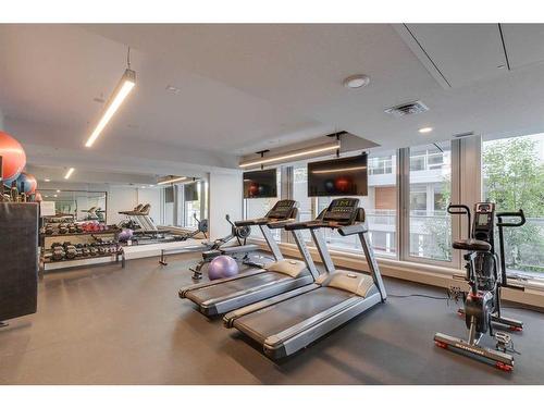 1303-1234 5 Avenue Nw, Calgary, AB - Indoor Photo Showing Gym Room