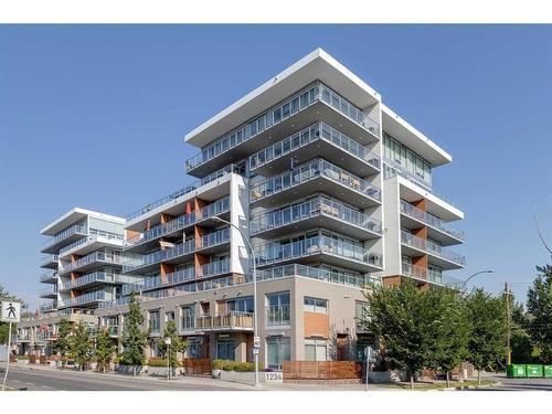 1303-1234 5 Avenue Nw, Calgary, AB - Outdoor With Balcony With Facade