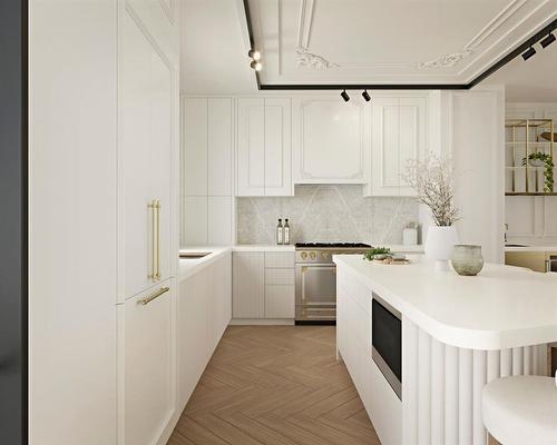 2-2703 Erlton Street Sw, Calgary, AB - Indoor Photo Showing Kitchen