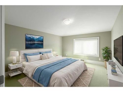 31 Aspen Meadows Green Sw, Calgary, AB - Indoor Photo Showing Bedroom