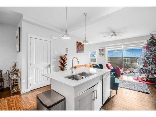 507-355 Nolancrest Heights Nw, Calgary, AB - Indoor Photo Showing Kitchen With Double Sink