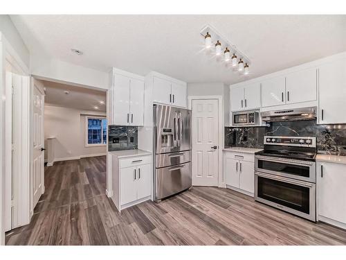 209 Evansmeade Close Nw, Calgary, AB - Indoor Photo Showing Kitchen With Stainless Steel Kitchen With Upgraded Kitchen