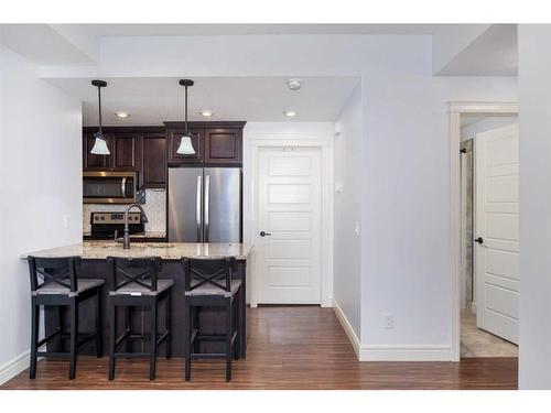 19654 42 Street Se, Calgary, AB - Indoor Photo Showing Kitchen With Stainless Steel Kitchen With Upgraded Kitchen