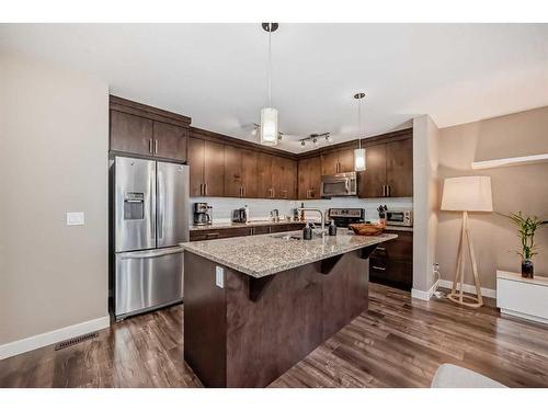 806 Evanston Manor Nw, Calgary, AB - Indoor Photo Showing Kitchen With Stainless Steel Kitchen With Upgraded Kitchen