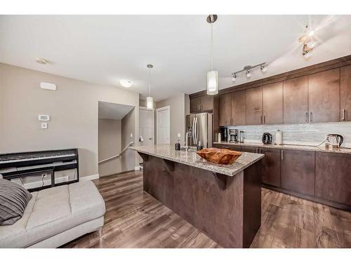 806 Evanston Manor Nw, Calgary, AB - Indoor Photo Showing Kitchen With Stainless Steel Kitchen With Upgraded Kitchen