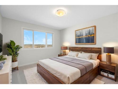 1049 Creekview Drive Sw, Calgary, AB - Indoor Photo Showing Bedroom