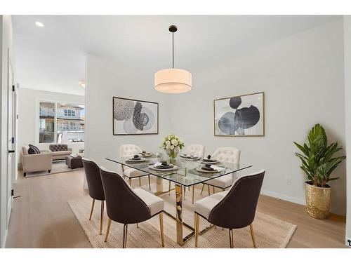 1049 Creekview Drive Sw, Calgary, AB - Indoor Photo Showing Dining Room