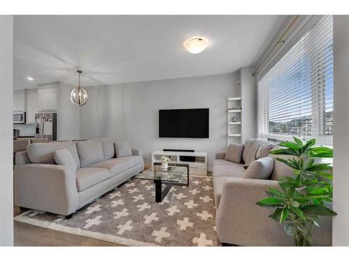 35 Redstone Way Ne, Calgary, AB - Indoor Photo Showing Living Room