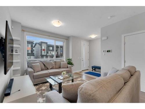 35 Redstone Way Ne, Calgary, AB - Indoor Photo Showing Living Room