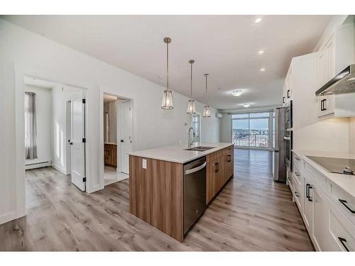 412-30 Sage Hill Nw, Calgary, AB - Indoor Photo Showing Kitchen With Double Sink With Upgraded Kitchen