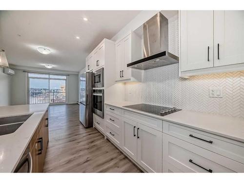 412-30 Sage Hill Nw, Calgary, AB - Indoor Photo Showing Kitchen With Double Sink With Upgraded Kitchen