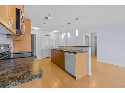 2105-700 Willowbrook Road Nw, Airdrie, AB - Indoor Photo Showing Kitchen With Double Sink