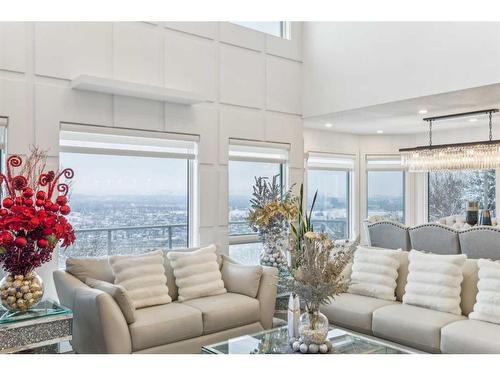 108 Patterson Drive Sw, Calgary, AB - Indoor Photo Showing Living Room