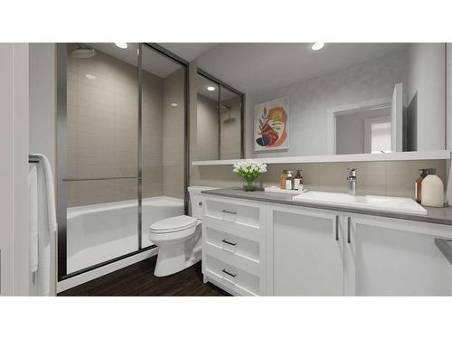 317-3107 Warren Street Nw, Calgary, AB - Indoor Photo Showing Bathroom