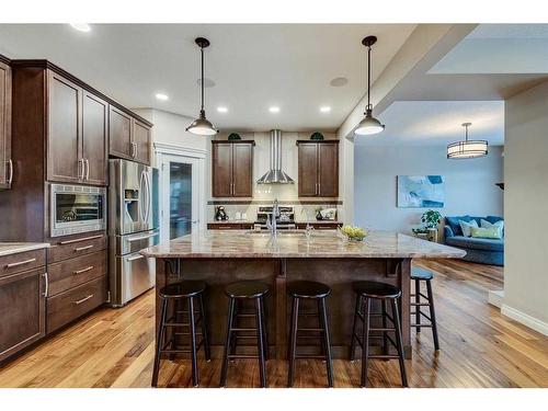 151 Auburn Sound Circle Se, Calgary, AB - Indoor Photo Showing Kitchen With Stainless Steel Kitchen With Upgraded Kitchen