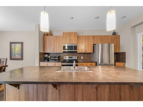 355 Walden Mews Se, Calgary, AB - Indoor Photo Showing Kitchen With Double Sink